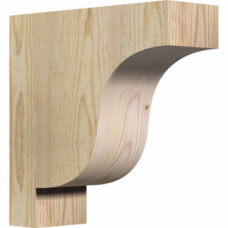 Ekena Millwork Newport Rough Sawn Corbel, Douglas Fir, 4"W x 12"D x 12"H COR04X12X12NEW00RDF